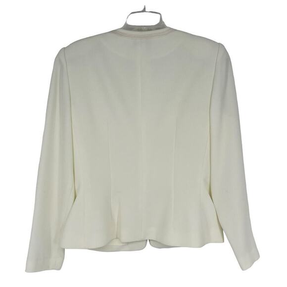 Vintage Adrianna Papell Skirt & Top Set Embroidered White 8 - Picture 7 of 12